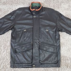 👑Pelle Pelle Marc Buchanan Black Leather Jacket...MINT!!🔥